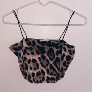 Leopard Crop Top